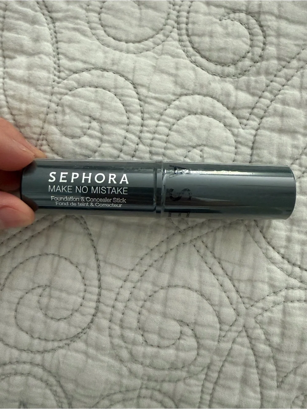 Sephora Make No Mistake Foundation & Concealer Stick — Gray